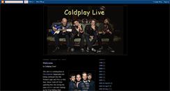 Desktop Screenshot of coldplaylive.blogspot.com