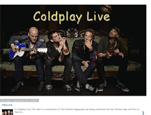 Tablet Screenshot of coldplaylive.blogspot.com