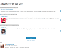 Tablet Screenshot of missprettyinthecity.blogspot.com