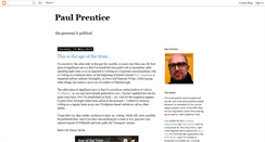 Desktop Screenshot of paulprentice.blogspot.com