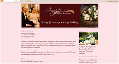 Desktop Screenshot of amysweddingevents.blogspot.com