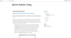 Desktop Screenshot of mkuettler.blogspot.com