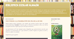 Desktop Screenshot of bibliotecaescolarjaen.blogspot.com