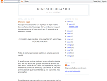 Tablet Screenshot of kinesiologando.blogspot.com