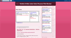 Desktop Screenshot of jalansutrapacaranfilm.blogspot.com
