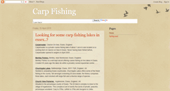 Desktop Screenshot of carp-fishing-uk.blogspot.com