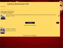 Tablet Screenshot of lipnicamurowana.blogspot.com