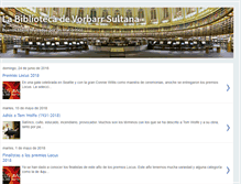 Tablet Screenshot of la-biblioteca-de-vorbarr.blogspot.com