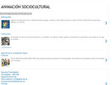 Tablet Screenshot of animacionsocioculturalumce.blogspot.com