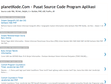 Tablet Screenshot of planetkode.blogspot.com