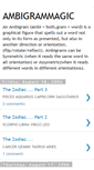 Mobile Screenshot of ambigrammagic.blogspot.com