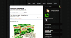 Desktop Screenshot of onlineprofitmakers.blogspot.com