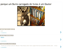 Tablet Screenshot of burrocarregadodelivros.blogspot.com