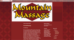 Desktop Screenshot of mtnmassage.blogspot.com