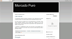 Desktop Screenshot of mercadopuro.blogspot.com