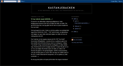 Desktop Screenshot of kastanjebacken.blogspot.com