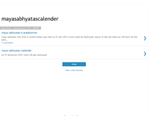 Tablet Screenshot of mayasabhyatascalender.blogspot.com