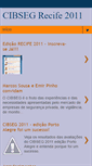 Mobile Screenshot of cibsegrecife2011.blogspot.com