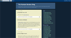 Desktop Screenshot of humanebordersblogged.blogspot.com