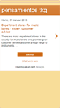 Mobile Screenshot of pensamientos-tkg.blogspot.com