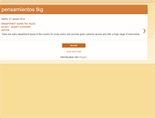 Tablet Screenshot of pensamientos-tkg.blogspot.com