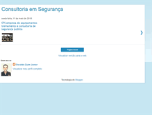 Tablet Screenshot of consultoriaseguranca.blogspot.com
