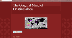 Desktop Screenshot of cristinalaloca.blogspot.com
