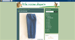 Desktop Screenshot of littlemoosediapers.blogspot.com