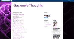 Desktop Screenshot of gaylenes-thoughts.blogspot.com