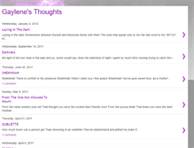 Tablet Screenshot of gaylenes-thoughts.blogspot.com