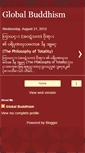 Mobile Screenshot of global-buddhism.blogspot.com