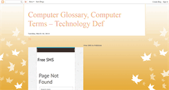 Desktop Screenshot of computerdictionary.blogspot.com