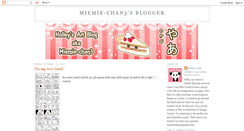 Desktop Screenshot of miemie-chan3.blogspot.com