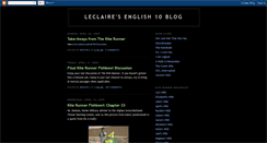 Desktop Screenshot of leclaire1english2008.blogspot.com