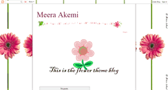 Desktop Screenshot of meerakemi.blogspot.com