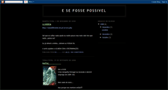 Desktop Screenshot of esefossepossivel.blogspot.com