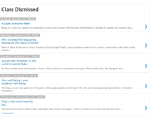 Tablet Screenshot of class-dismissed.blogspot.com