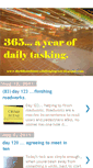 Mobile Screenshot of 365ayearofdailytasking.blogspot.com