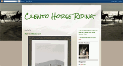 Desktop Screenshot of cilentohorseriding.blogspot.com