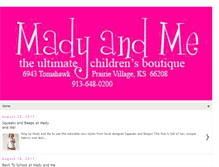 Tablet Screenshot of madyandmestore.blogspot.com