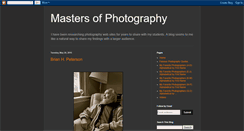 Desktop Screenshot of mastersofphotography.blogspot.com
