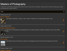 Tablet Screenshot of mastersofphotography.blogspot.com