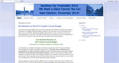 Desktop Screenshot of gardinerforfreeholder.blogspot.com