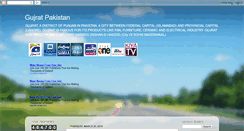 Desktop Screenshot of gujrat-pakistan.blogspot.com