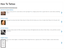 Tablet Screenshot of how-to-tattoo-1.blogspot.com