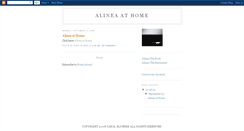 Desktop Screenshot of alineaathome.blogspot.com