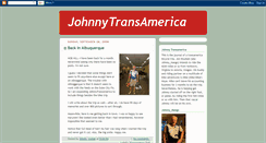 Desktop Screenshot of johnnytransamerica.blogspot.com