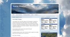 Desktop Screenshot of keeneweather.blogspot.com