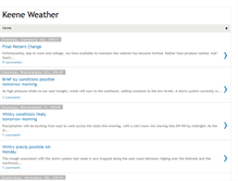 Tablet Screenshot of keeneweather.blogspot.com