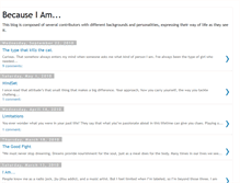 Tablet Screenshot of because-iam.blogspot.com